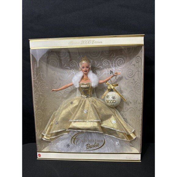 Mattel Barbie Doll Celebration Holiday Barbie Special Edition 2000 - Picture 1 of 8